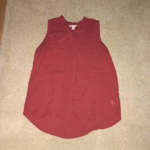 Maroon Tank Top Blouse